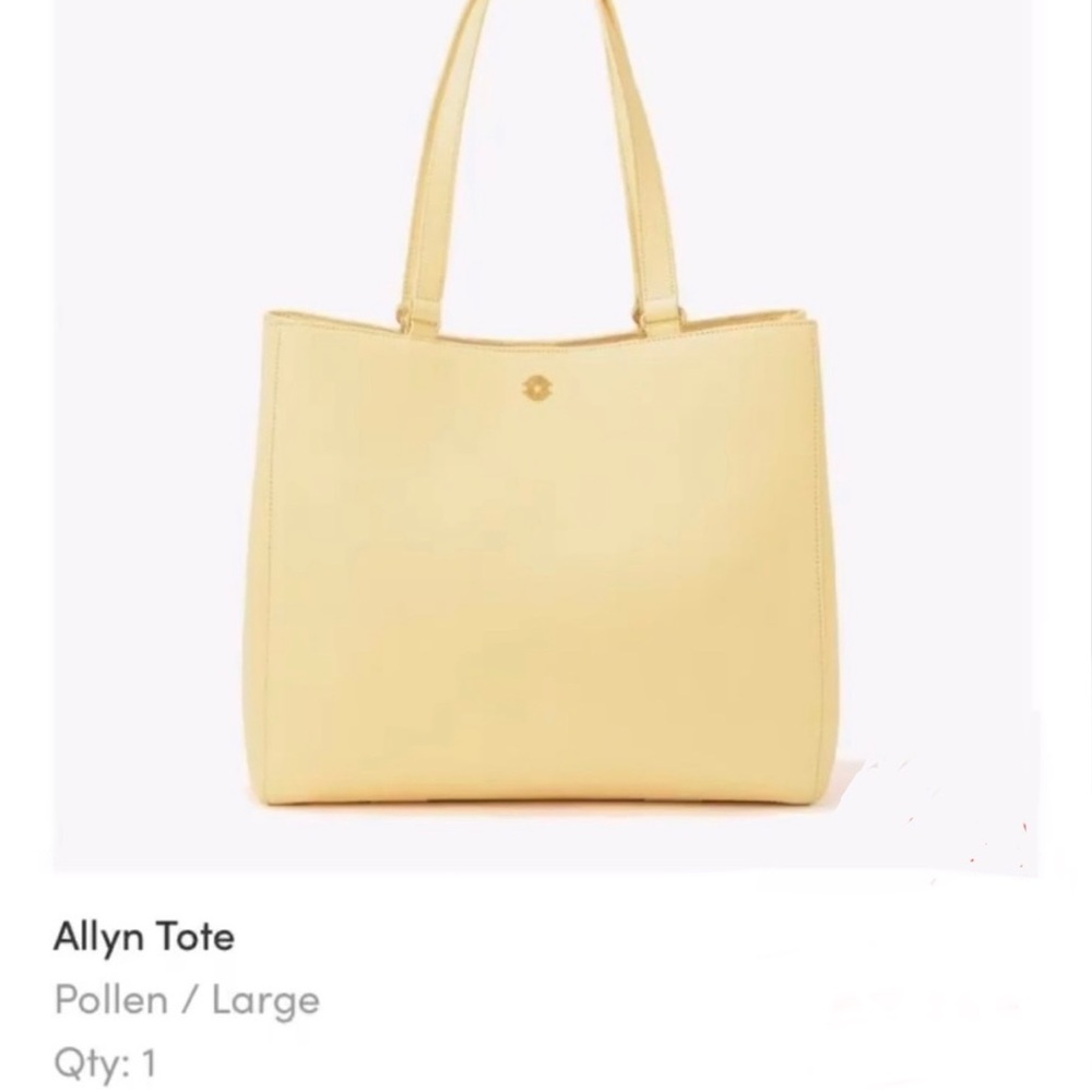 L - Dagne Dover Allen Tote in Pollen - NWOT